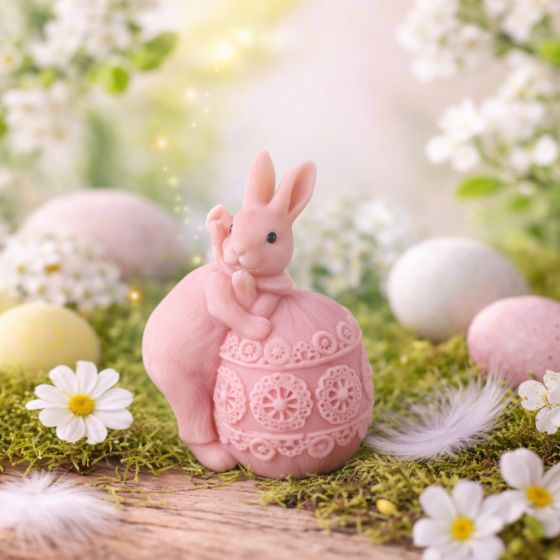 Silikonski kalup za svijeće - jaje 